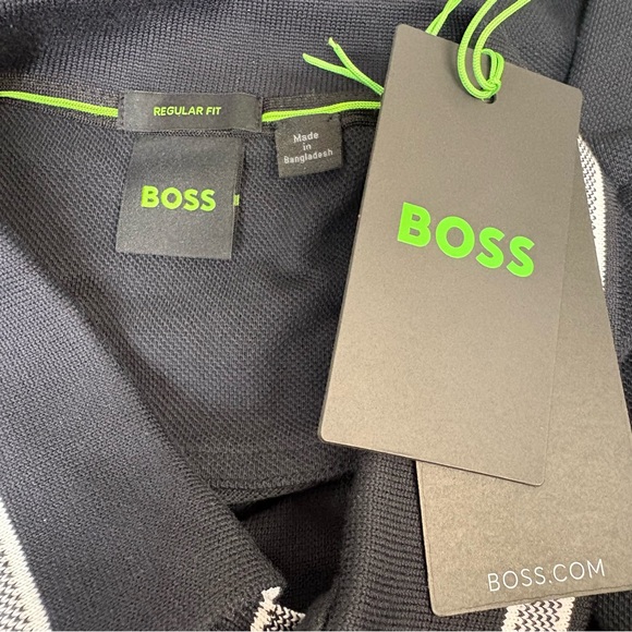 BOSS Paddy Polo Short Sleeve Regular Fit Shirt Size XL - Picture 6 of 8